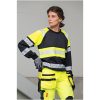 Hantverksbyxa Dam 2271 Stretch Varsel Gul Svart Jobman – miniature 6