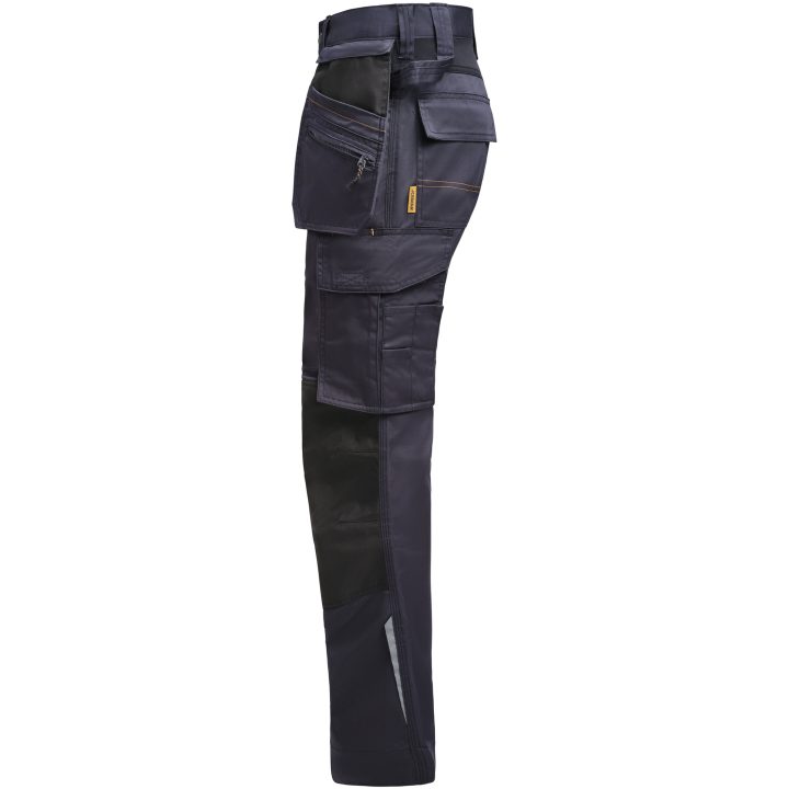 Hantverksbyxa Dam 2327 Stretch Marinblå/svart Jobman – billede 2