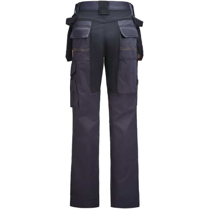 Hantverksbyxa Dam 2327 Stretch Marinblå/svart Jobman – billede 3