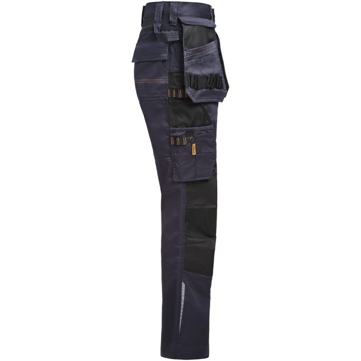 Hantverksbyxa Dam 2327 Stretch Marinblå/svart Jobman – billede 4