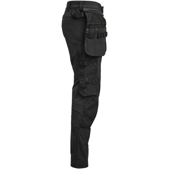 Hantverksbyxa Dam 2371 Stretch Svart Jobman – billede 7