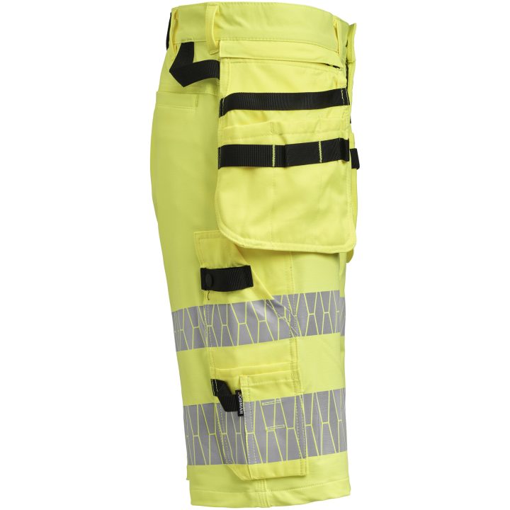 Hantverksshorts 2296 Stretch Varselgul Varsel gul Jobman – billede 2