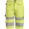 Hantverksshorts 2296 Stretch Varselgul Varsel gul Jobman – miniature 4