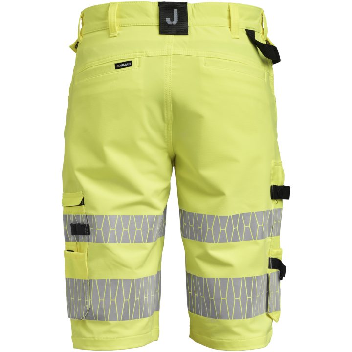 Hantverksshorts 2296 Stretch Varselgul Varsel gul Jobman – billede 6