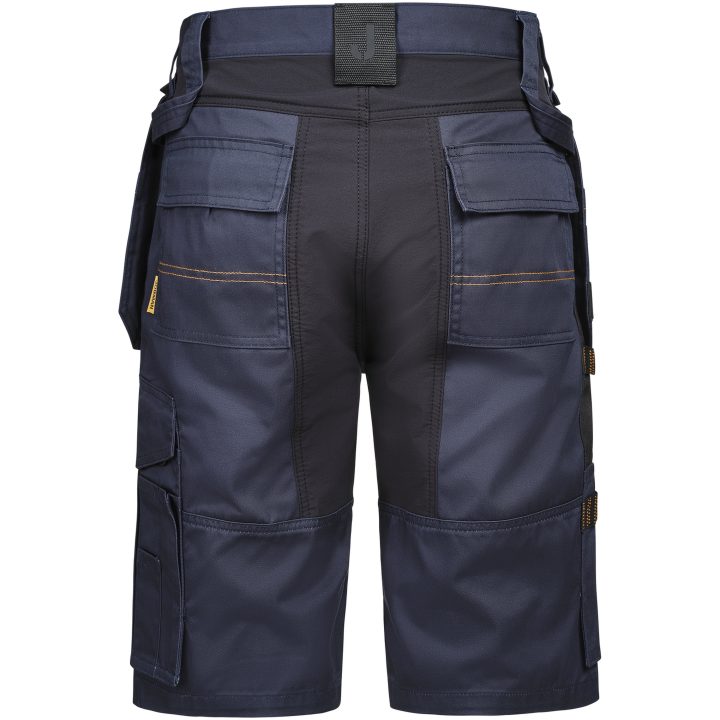 Hantverksshorts 2336 Semistretch Marinblå/svart Jobman – billede 3