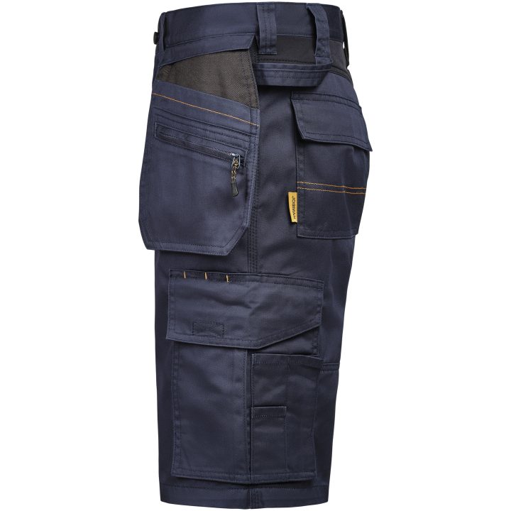 Hantverksshorts 2336 Semistretch Marinblå/svart Jobman – billede 4