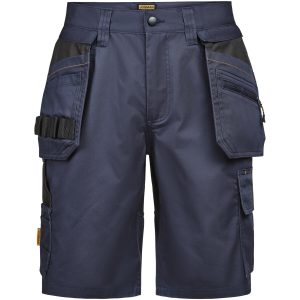 Hantverksshorts 2336 Semistretch Marinblå/svart Jobman