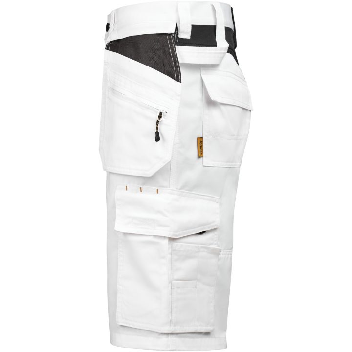 Hantverksshorts 2336 Semistretch Vit Svart Jobman – billede 4