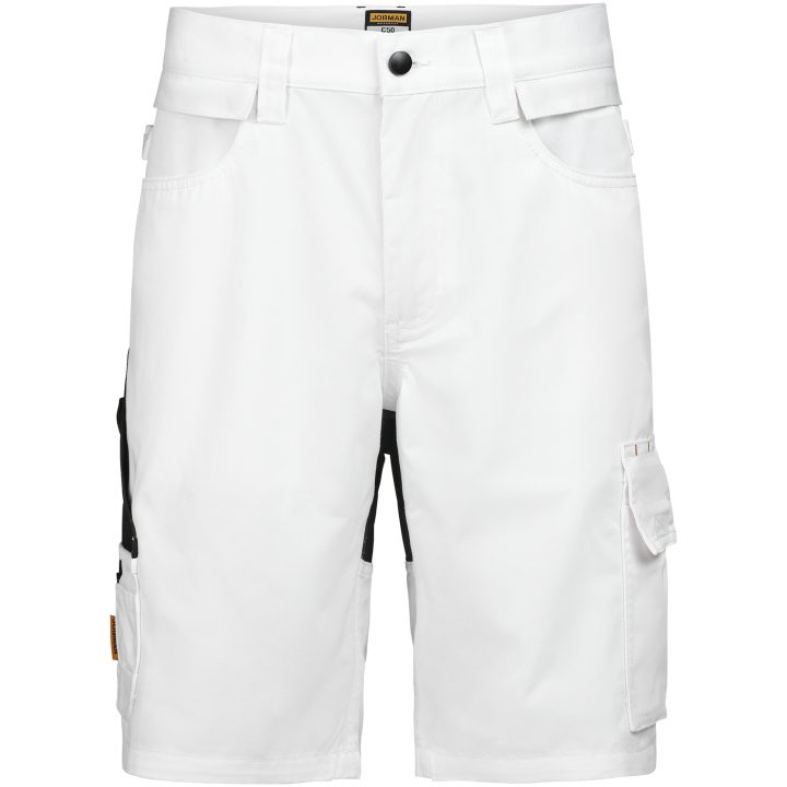 Hantverksshorts 2336 Semistretch Vit Svart Jobman – billede 5