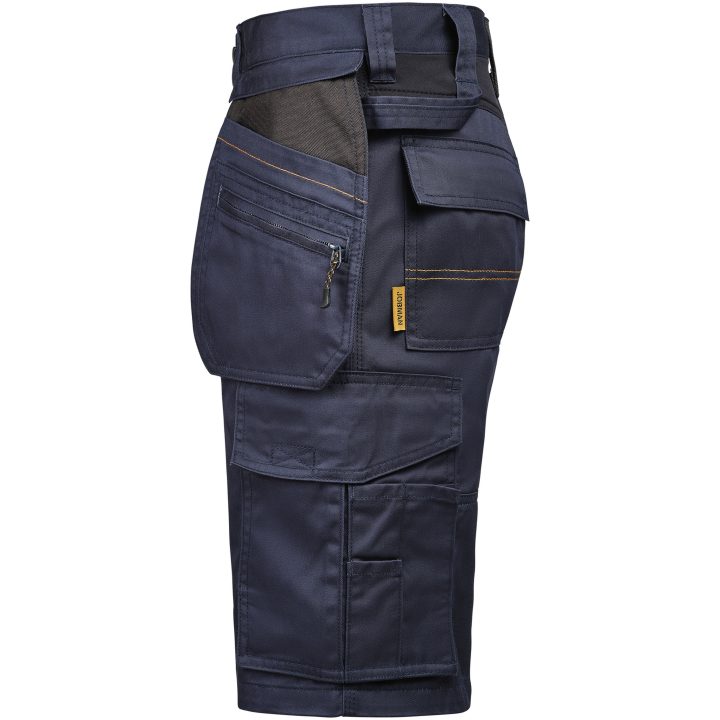Hantverksshorts Dam 2337 Semistretch Marinblå/svart Jobman – billede 4