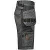 Hantverksshorts Dam 2337 Semistretch Mörkgrå/svart Jobman – miniature 4