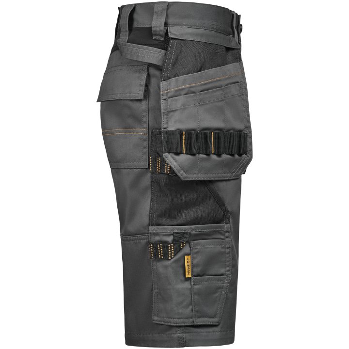 Hantverksshorts Dam 2337 Semistretch Mörkgrå/svart Jobman – billede 4