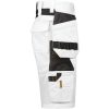 Hantverksshorts Dam 2337 Semistretch Vit Svart Jobman – miniature 2