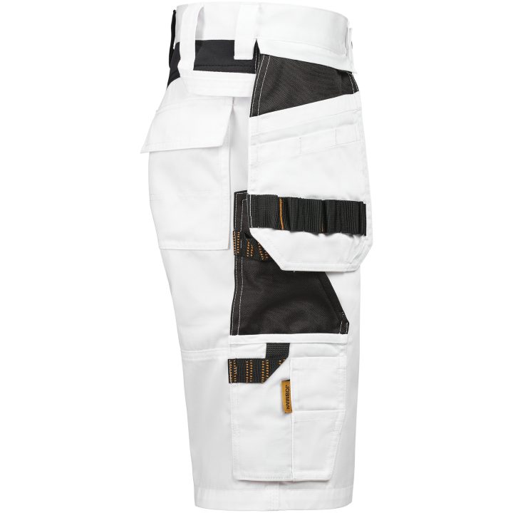 Hantverksshorts Dam 2337 Semistretch Vit Svart Jobman – billede 2