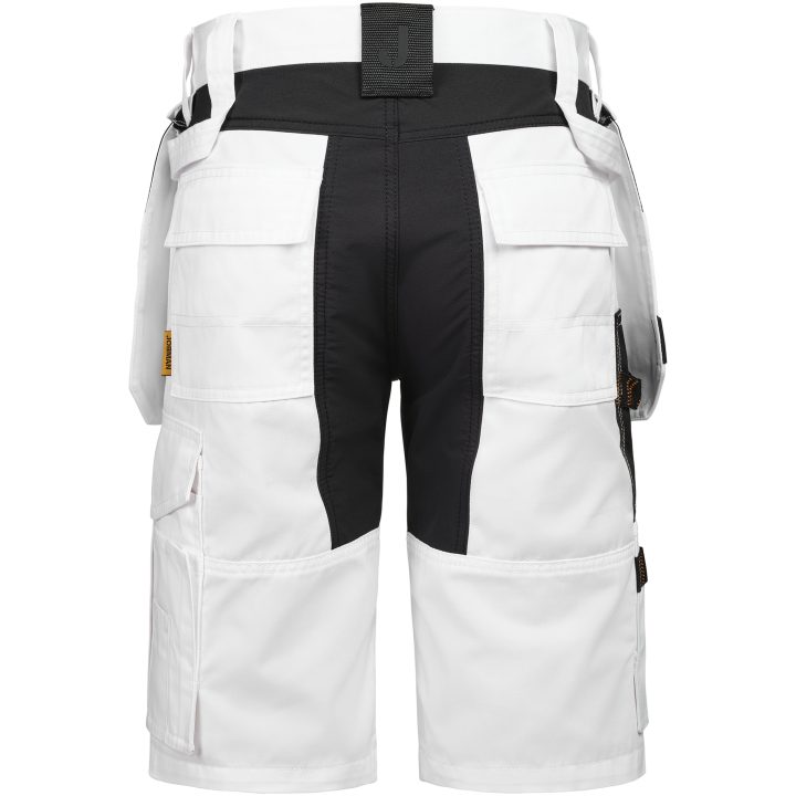 Hantverksshorts Dam 2337 Semistretch Vit Svart Jobman – billede 3