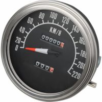 Hastighedsmåler Fl-stil Mekanisk Km/t DRAG SPECIALTIES