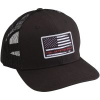 HAT FLAG BLACK SLIPPERY