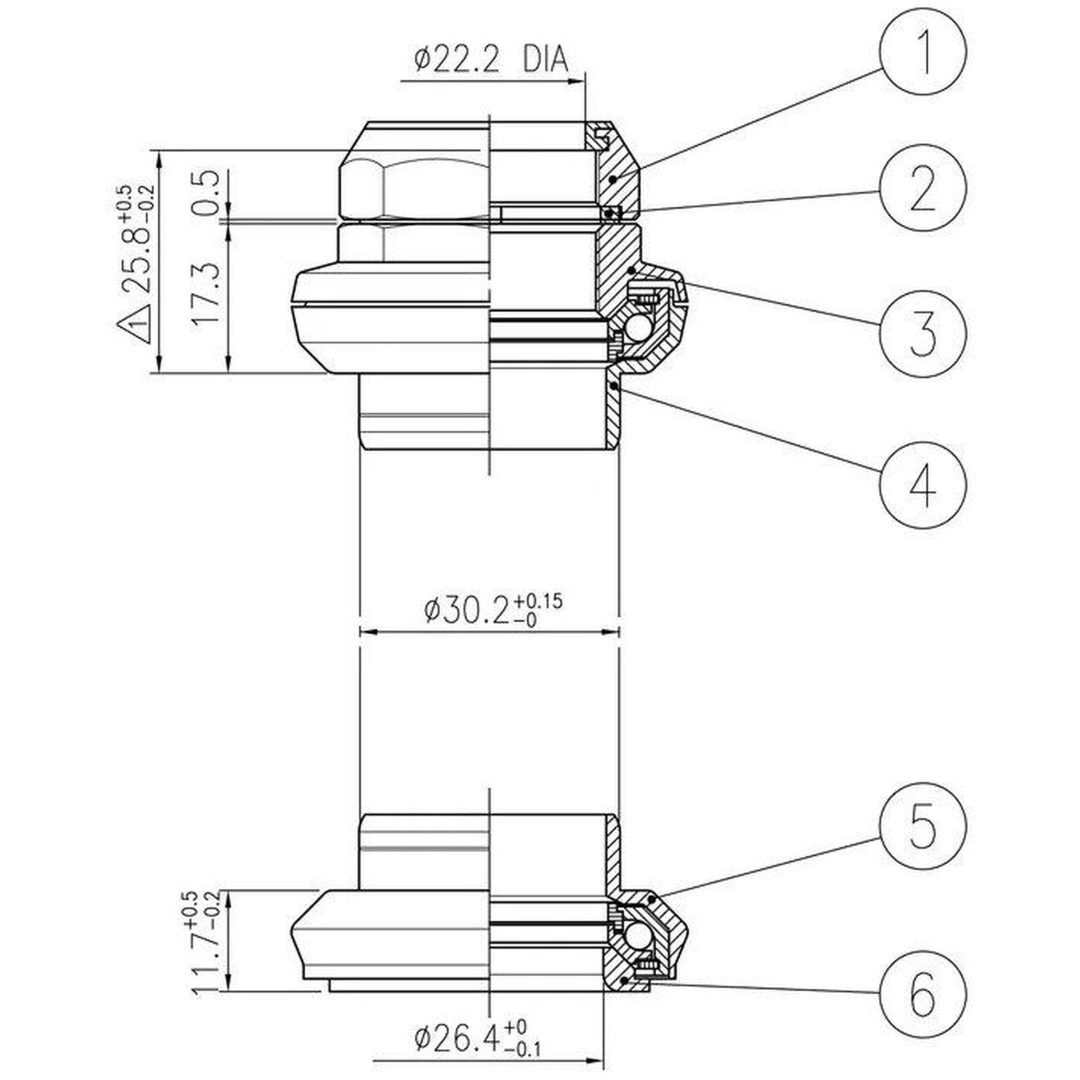 Headset ThreadAround Sølv BBB 1 tum – billede 2