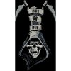 Headwrap Flydanna Reaper Sort Grå Hvid ZAN HEADGEAR – miniature 2