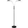 Hero Gulvlampe, Dobbelt, Sort/krom ANETA HOME Sort /Krom – miniature 1