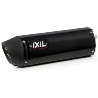 Hexoval Xtrem Silencer Stainless Steel Black / Aluminium Black - Kawasaki Z125/Ninja 125 IXIL