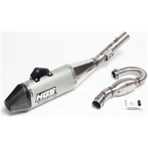 HGS Exhaust system 4T Complete Grey Carbon KX250F 25-..