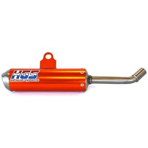 HGS Ljuddämpare 2T Racing SX85/TC85 25-.. Orange Steel