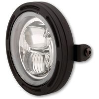 HIGHSIDER pro 5 3/4 inch LED headlight FRAME-R2 TYPE 7, black, side mount