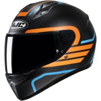 Hjälm C10 Lito Svart/Orange/Blå MC27SF, XS 54-55cm HJC