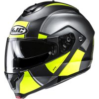 Hjälm C91N Jyn Fluo Gul/Grå MC3HSF, XL HJC