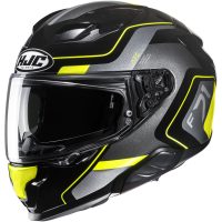 Hjälm F71 Arcan MC3H Svart/Fluo Gul, XL HJC