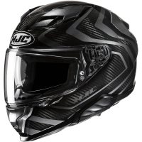 Hjälm F71 Carbon Nevio Svart/Grå MC5, M HJC