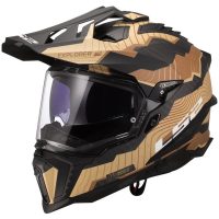 HJÄLM MX701 EXPLORER CARBON Trick Brun/Sand, XXL, TRICK BRUN/SAND LS2