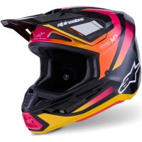 Hjälm S-M7 Rise Svart/Gul/Rosa, L Alpinestars