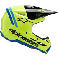 Hjälm SM3 Youth Radium Gul Fluo/Svart/Blå, YL 52-53cm Alpinestars