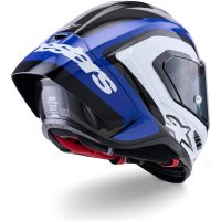 Hjälm Supertech S-R10 Arius Svart/Vit/Blå, XL Alpinestars