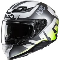 HJC Hjälm F71 Bard MC4HSF Grå/Vit/Grön, XL