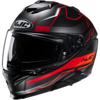 HJC Hjälm i71 Irox MC1SF Svart/Röd, L