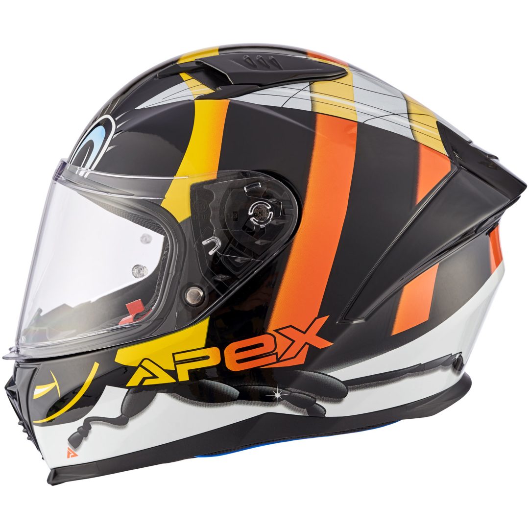 Hjelm Børn FI100 Bee Sort Blank APEX YS (51-52 cm)
