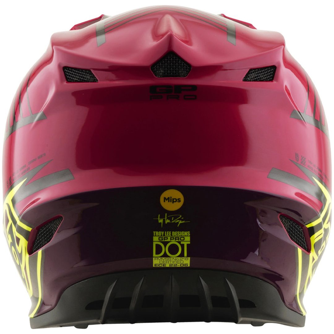 Hjelm Børn GP Pro Mips Lilla TROY LEE DESIGNS ym – billede 4
