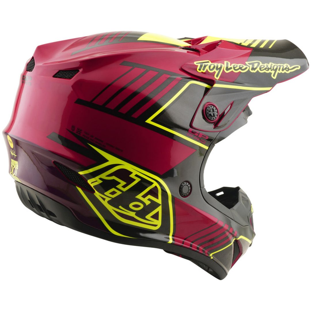 Hjelm Børn GP Pro Mips Lilla TROY LEE DESIGNS ym – billede 5