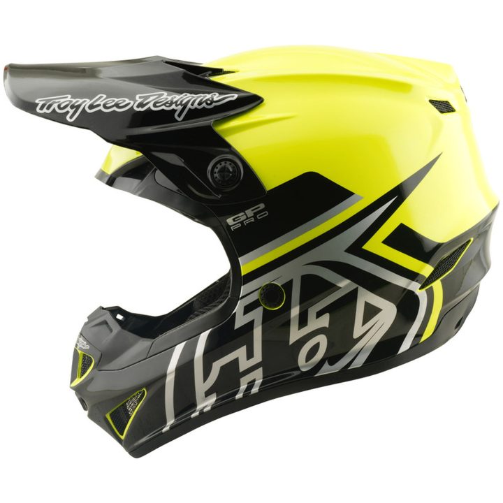 Hjelm Børn GP Pro MIPS Neongul TROY LEE DESIGNS ym – billede 2