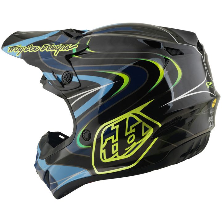 Hjelm Børn GP Pro Mips Pulse Sort Neongul TROY LEE DESIGNS yl – billede 3