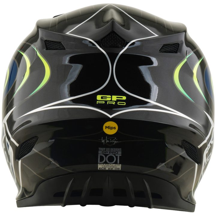 Hjelm Børn GP Pro Mips Pulse Sort Neongul TROY LEE DESIGNS yl – billede 4