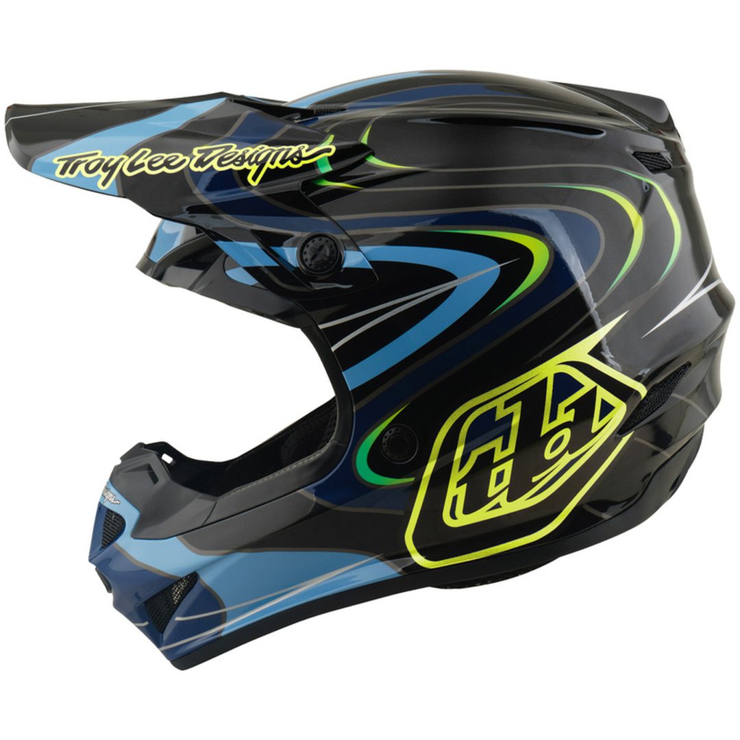 Hjelm Børn GP Pro Mips Pulse Sort Neongul TROY LEE DESIGNS ym – billede 2