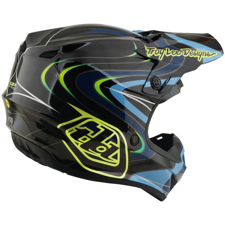 Hjelm Børn GP Pro Mips Pulse Sort Neongul TROY LEE DESIGNS ym – billede 5