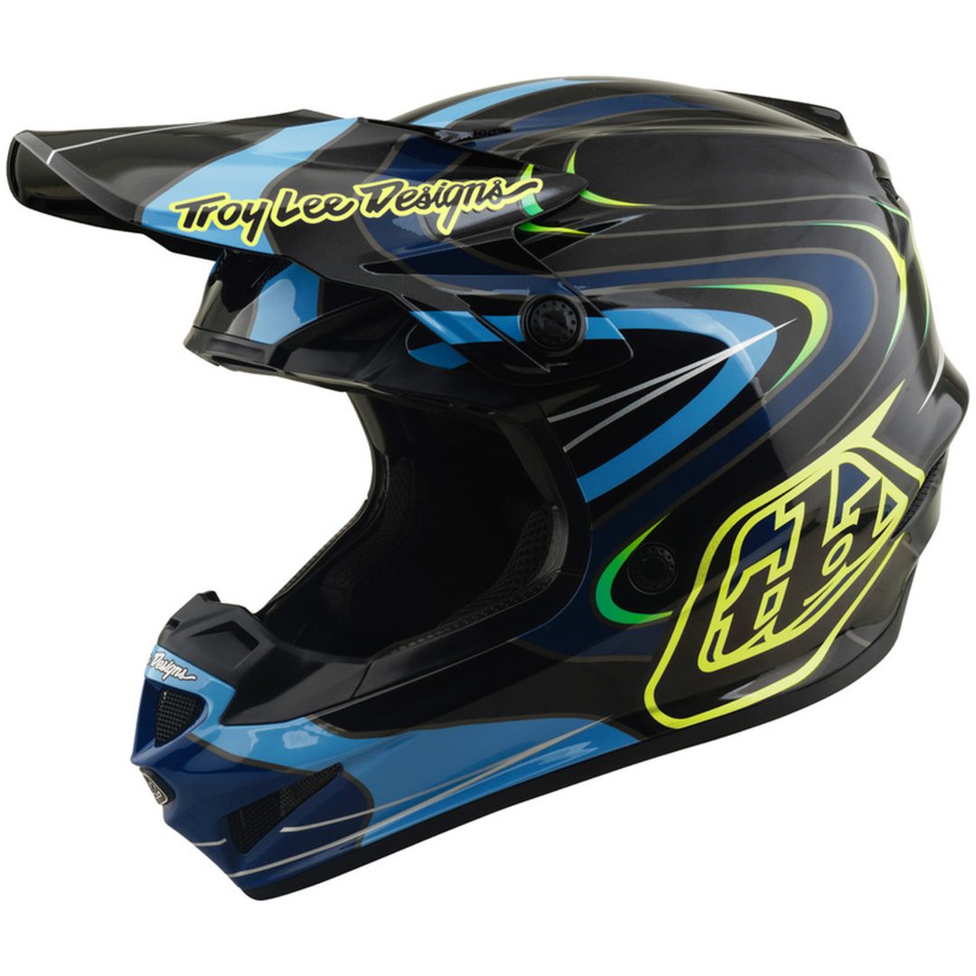 Hjelm Børn GP Pro Mips Pulse Sort Neongul TROY LEE DESIGNS ym