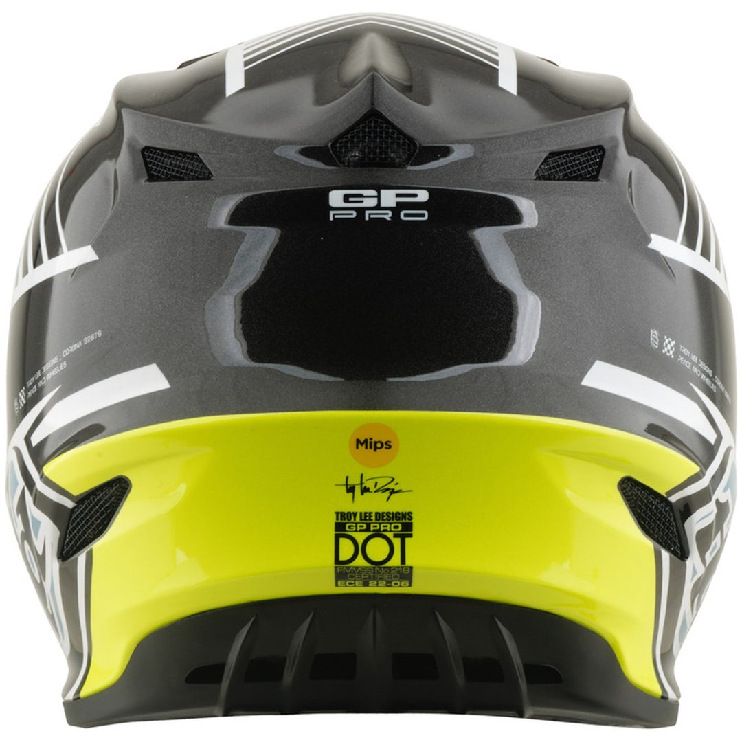 Hjelm Børn GP Pro Mips Segment Grå TROY LEE DESIGNS ym – billede 4