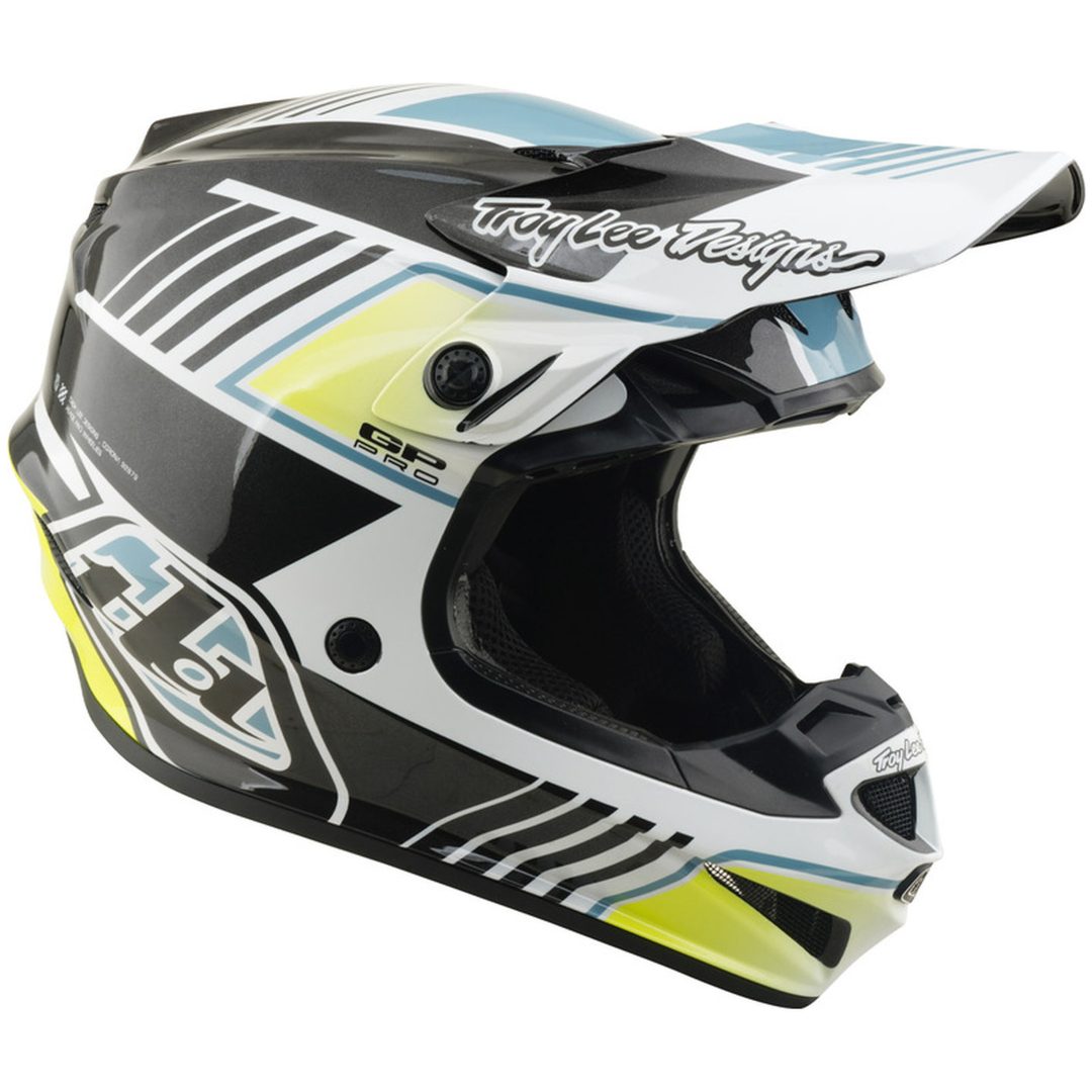 Hjelm Børn GP Pro Mips Segment Grå TROY LEE DESIGNS ym – billede 7