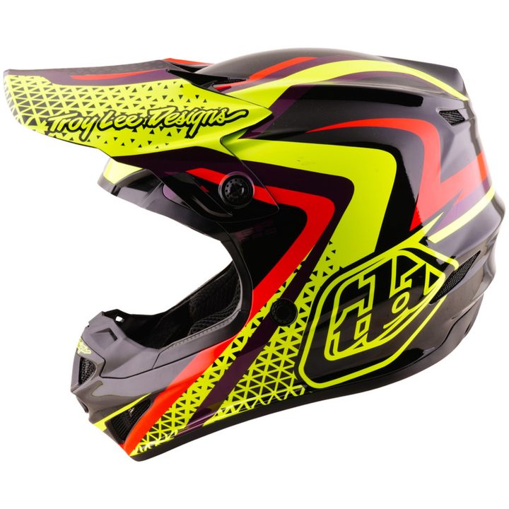 Hjelm Børn GP Pro Mips Sort Gul TROY LEE DESIGNS ym – billede 2